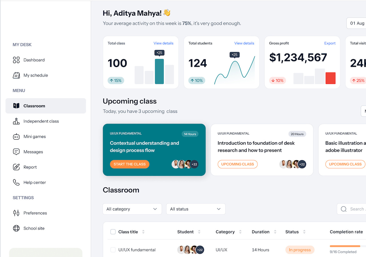 LMS Dashboard