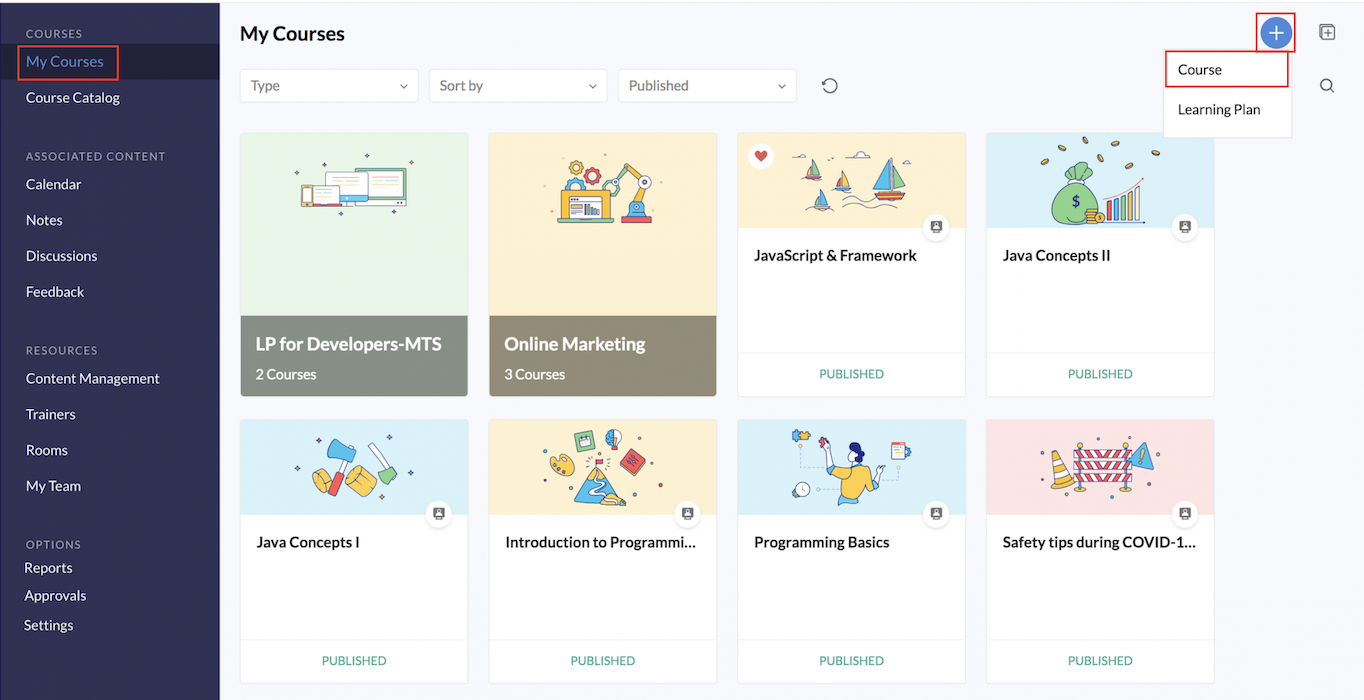 LMS Admin Panel