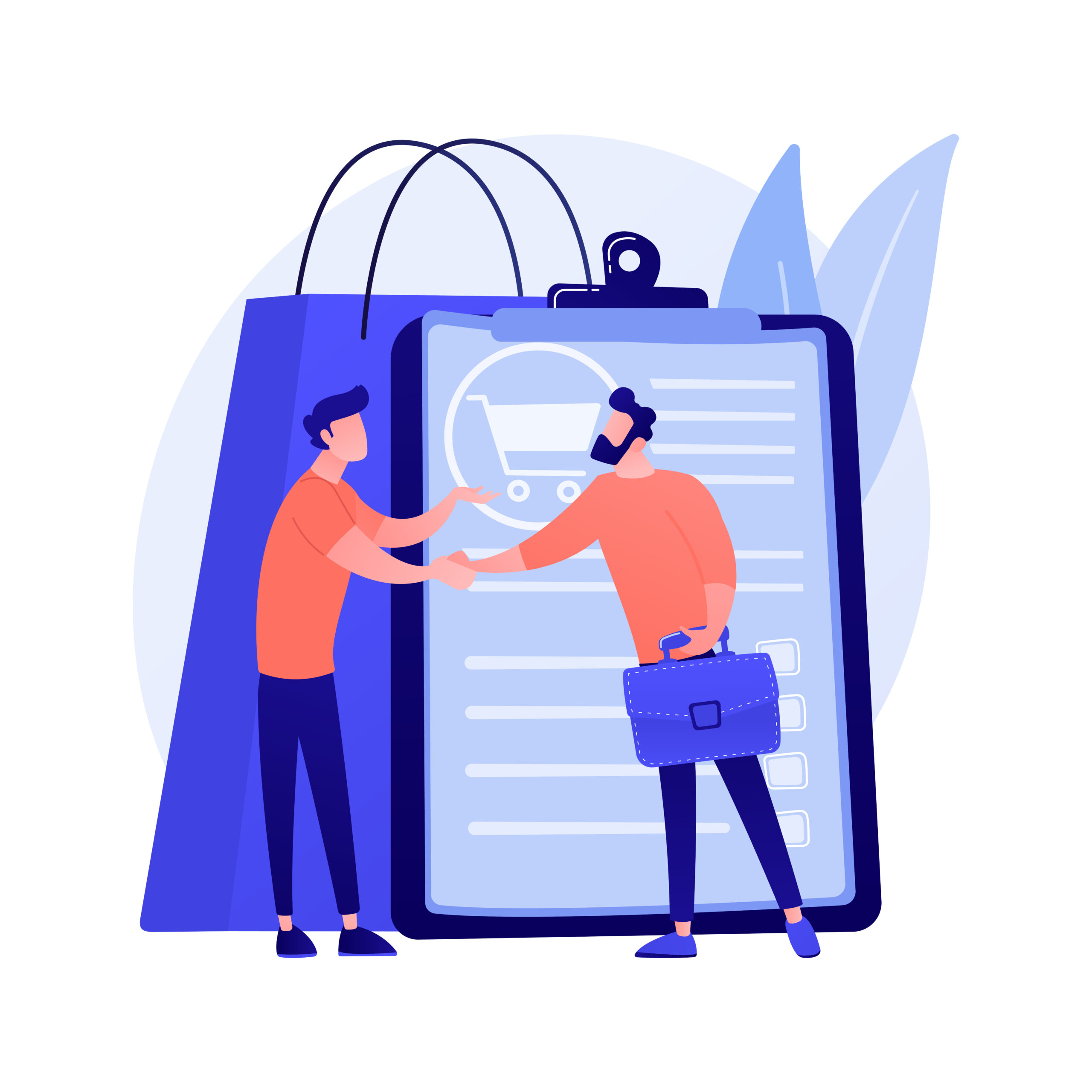 Sales representative abstract concept vector illustration. Sales representative abstract concept vector illustration. B2B sales agent, telemarketing, commercial representative, direct marketing, business development role, job position abstract metaphor.